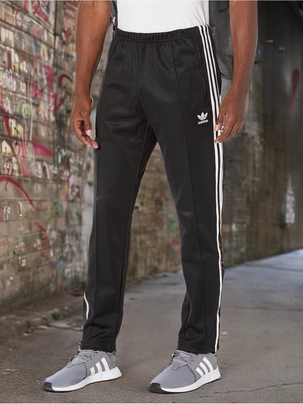 Adidas Black 3-Stripes Track Pants